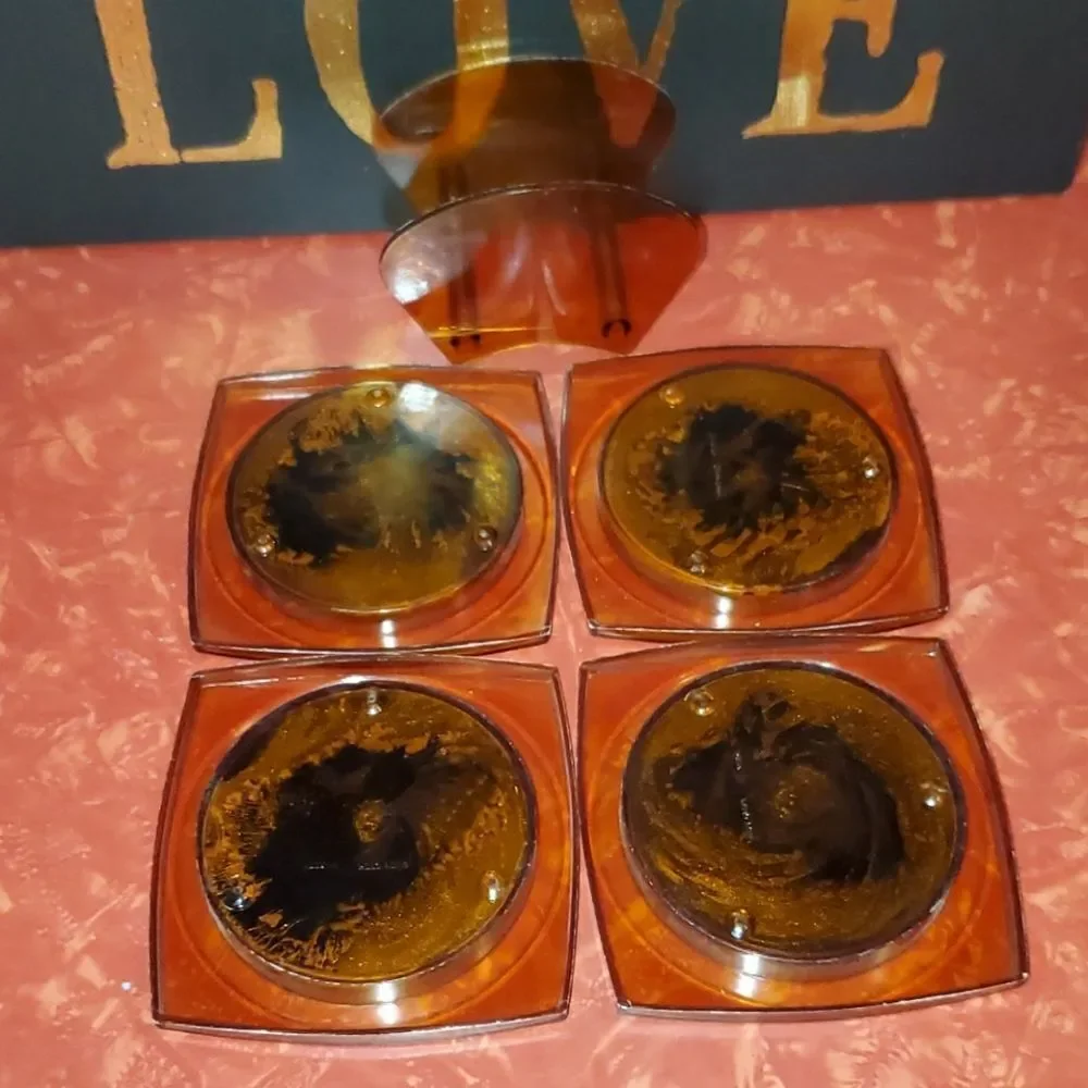 Vintage Hawaii Coasters Set of 4